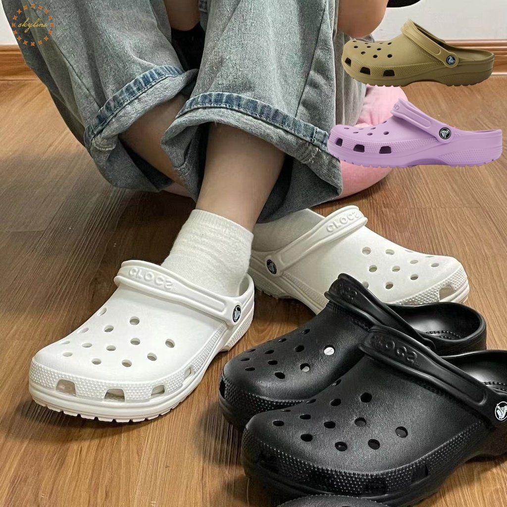Unisex Croc s Men Women casual Outdoor kid's Lightweight Hole Beach Sandals Women's Shoes Non-Slip Beach Casual
